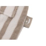 Jollein Badjas 1-2 jaar Stripe Terry - Olive Green - GOTS