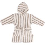 Jollein Badjas 1-2 jaar Stripe Terry - Olive Green - GOTS