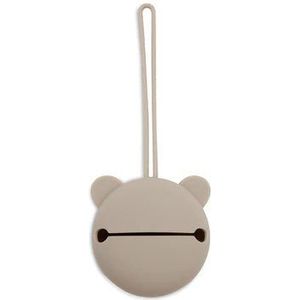 Jollein Baby Speenhouder Siliconen - Ø7cm - Olive Green