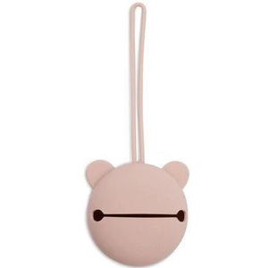 Jollein Baby Speenhouder Siliconen - Ø7cm - Wild Rose
