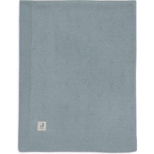 Jollein Deken Wieg Wiegdeken, Wiegdekentje, Dekentje Baby Cosy Knit Sea Green