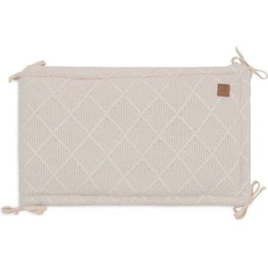 Jollein Boxbumper 180x30cm Check Knit Oatmeal