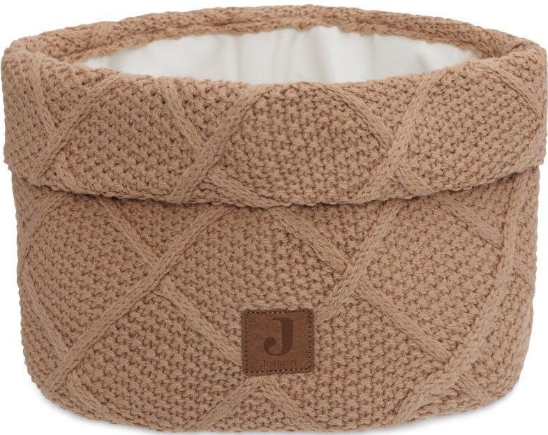 Jollein - Check Knit - Commodemandje - Biscuit - 14x18x18 cm