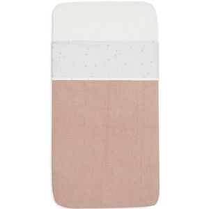 Jollein Bedlaken kinderbed, Twinkling, Wild Rose, 120 x 150 cm, 100% katoen, Oeko-Tex-gecertificeerd