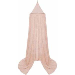 Jollein - Vintage Luifel - Wilde Roos - Oeko-Tex Gecertificeerd - Bedhemel voor Babybed