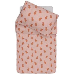 Jollein - Miffy Shadow - Kinderbeddengoed - Wild Rose - 100% Katoen - Oeko-Tex