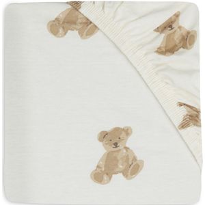 Jollein Spannbetttuch Kleinkind Jersey Teddybär 70/75 X 140/150 Cm