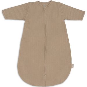 jollein Baby Schlafsack mit abnehmbaren Ärmeln Rund Ajour - Biscuit