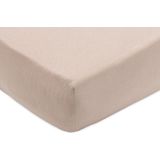 Jollein - Jersey - Hoeslaken - Wild Rose en Biscuit - 70/75 x 140/150 cm - 2 Stuks