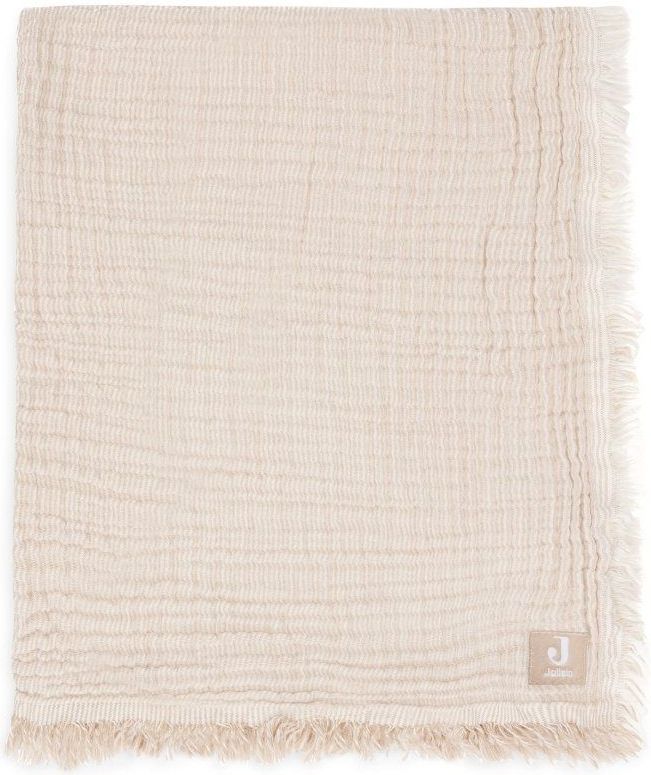 Jollein - Wiegdeken - Biscuit/Ivory - 75 x 100 cm - GOTS-gecertificeerd