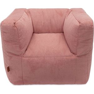 Jollein - Kinderfauteuil - Corduroy - Wild Rose - Kinder Zitzak - 1 t/m 4 jaar