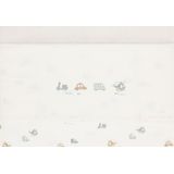 On The Go - Lakentje - Ivoor - Speelse Print - 75x100cm