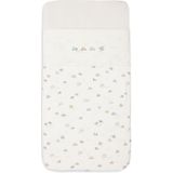 On The Go - Lakentje - Ivoor - Speelse Print - 75x100cm