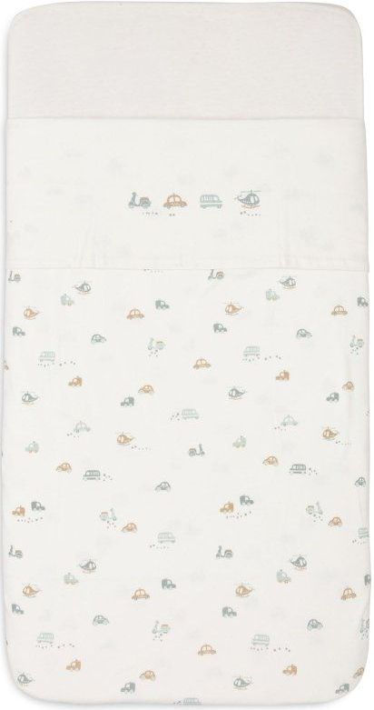 On The Go - Lakentje - Ivoor - Speelse Print - 75x100cm