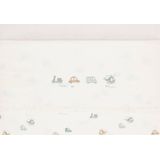 Jollein - On The Go - Ledikantlaken - Wit Blauw - 120 x 150 cm