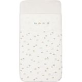 Jollein - On The Go - Ledikantlaken - Wit Blauw - 120 x 150 cm