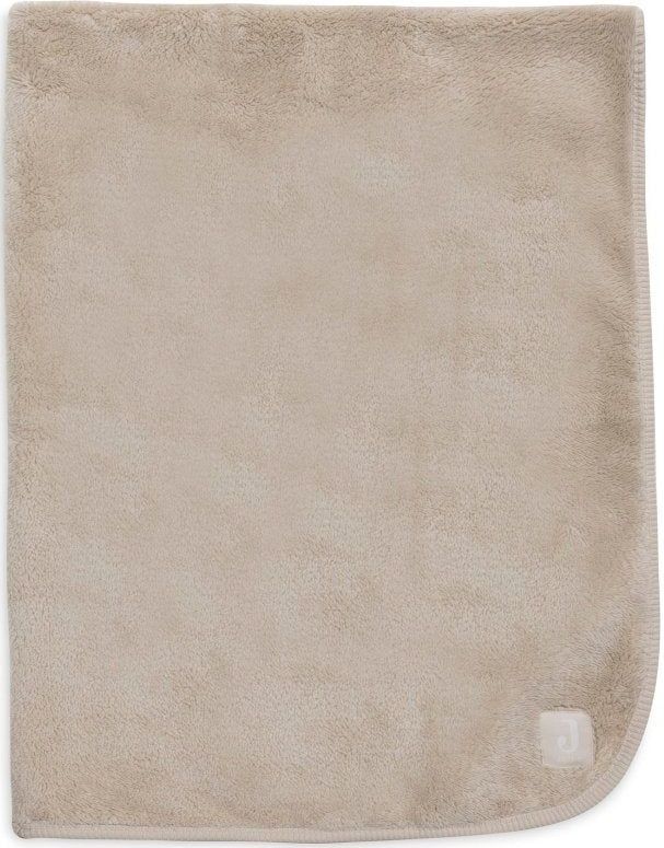 Jollein - Wiegdeken Basic Jersey/Sherpa - Warm Sand - 75x100 cm