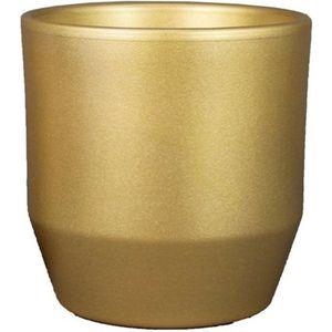 Bela Arte Plantenpot/bloempot Joly - keramiek - goud