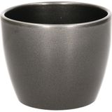 Floran bloempot boule 12x9,8 cm metallic