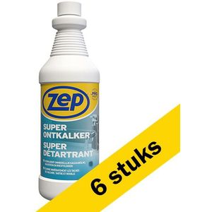 Zep - Super Ontkalker - 6 Flessen van 1 Liter