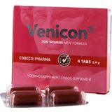 Venicon For Women Libido - 4 tabletten - Stimulerend Middel