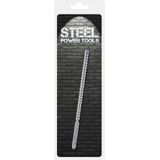 Steel Power Tools Kiotos Stick Ribbed - Penisplug - 10 Mm - Ø 10 Mm