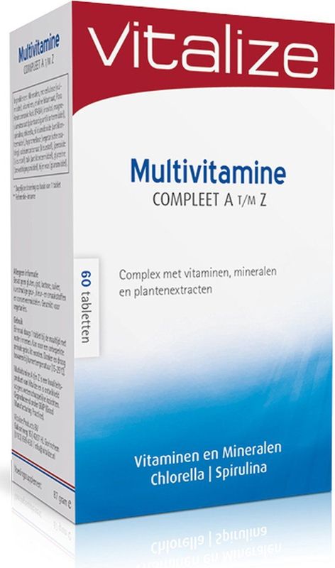 Vitalize Multivitamine compleet a t/m z 60 tabletten