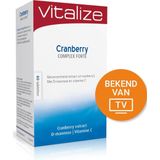 Vitalize Cranberry Complex Forte 60 tabletten - Combinatie van cranberry, vitamine C en D-mannose - Met cranberry extract