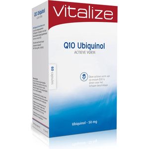 Vitalize Q10 ubiquinol actieve vorm 50 mg 60 capsules