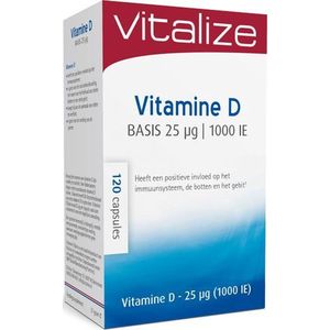 Vitalize Vitamine D Basis 25 µg 120 capsules