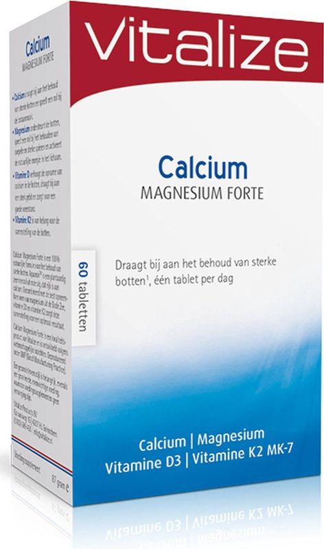 Vitalize Calcium magnesium forte 60 tabletten