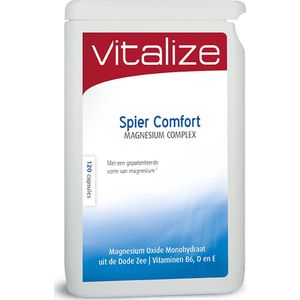Vitalize Spier Comfort Magnesium Complex 120 capsules - Speelt een rol bij het behouden van soepele spieren