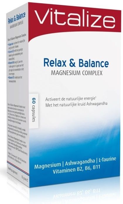 Vitalize Relax & balance magnesium complex 60 tabletten