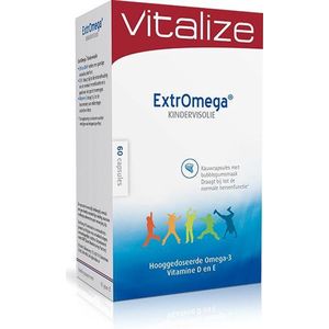 Vitalize Extromega kindervisolie 60 capsules