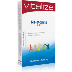 Vitalize - Melatonine Kids - Smelttabletten - 0,299 mg - Zonder Kunstmatige Stoffen