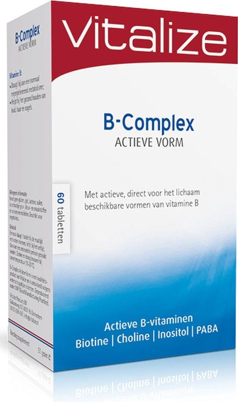 Vitalize B-complex actieve vorm 60 tabletten