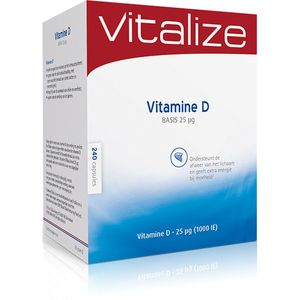 Vitalize Vitamine D Basis 25mcg Parelcapsules 240capsules