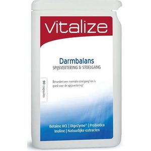 Vitalize Darmbalans Spijsvertering en Stoelgang 90 capsules - Draagt bij aan een goede darmwerking