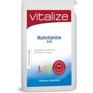 Vitalize Multivitamine Kids 120 kauwtabletten - Kauwtabletten met fruitsmaak (Lactosevrij)