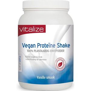 Vitalize Vegan protein shake 100% plantaardig poeder 750 gram