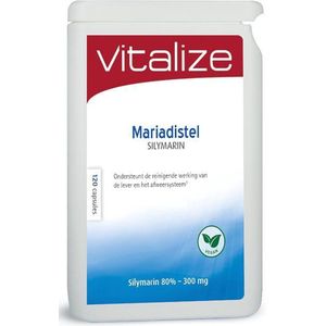 Vitalize Mariadistel Silymarin 120 capsules - Reinigende werking van de lever