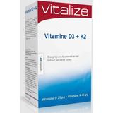 Vitalize Vitamine d3 + k2 120 Capsules
