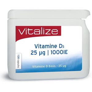 Vitalize - Vitamine D Basis - 25 µg - 120 Capsules