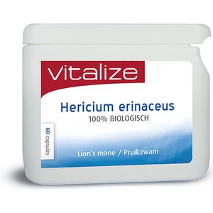 Pruikzwam Hericium Erinaceus 100% natuurlijk 60 capsules - 100% natuurlijk