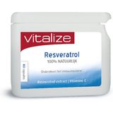 Resveratrol 60 capsules - Ondersteunt het immuunsysteem - Goed voor hart en bloedvaten¹ - Vitalize