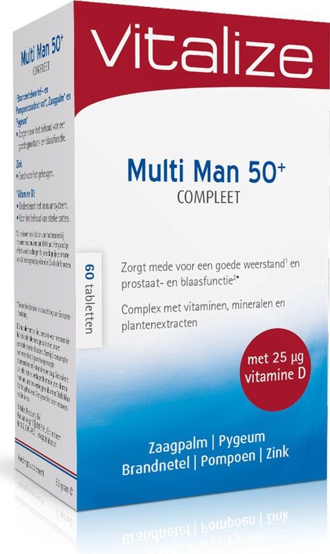 Vitalize Multi Man 50+ Compleet Tabletten