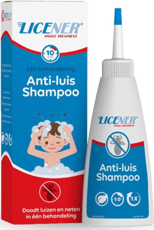 Licener Shampoo Anti Luis 100 ml - Zonder Dimethicon - op basis van natuurlijke ingrediënten - 100% effectief