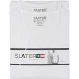 Slater - T-Shirt 7600 - Katoen - Ronde Hals - Subtiel Logo