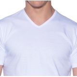 Slater - Regular Fit T-shirt - Wit - Katoen - 2 Stuks