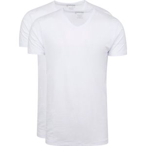 Slater - T-shirt - Wit - Tencel/Katoen/Elastaan